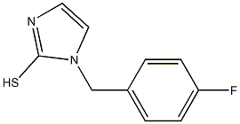 1-[(4-fluorophenyl)methyl]-1H-imidazole-2-thiol Structure