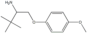 1-[(4-methoxyphenoxy)methyl]-2,2-dimethylpropylamine 구조식 이미지