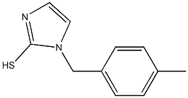1-[(4-methylphenyl)methyl]-1H-imidazole-2-thiol 구조식 이미지