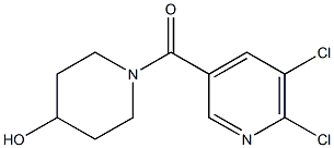 1-[(5,6-dichloropyridin-3-yl)carbonyl]piperidin-4-ol 구조식 이미지