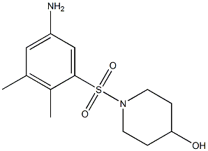1-[(5-amino-2,3-dimethylbenzene)sulfonyl]piperidin-4-ol 구조식 이미지
