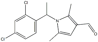 1-[1-(2,4-dichlorophenyl)ethyl]-2,5-dimethyl-1H-pyrrole-3-carbaldehyde Structure