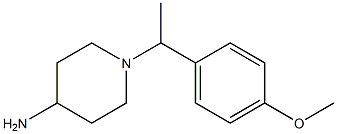 1-[1-(4-methoxyphenyl)ethyl]piperidin-4-amine 구조식 이미지