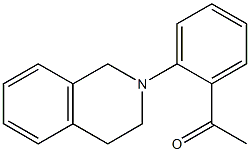 1-[2-(1,2,3,4-tetrahydroisoquinolin-2-yl)phenyl]ethan-1-one Structure