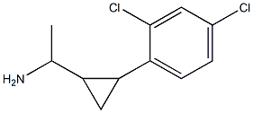 1-[2-(2,4-dichlorophenyl)cyclopropyl]ethan-1-amine 구조식 이미지