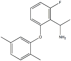 1-[2-(2,5-dimethylphenoxy)-6-fluorophenyl]ethan-1-amine Structure