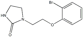 1-[2-(2-bromophenoxy)ethyl]imidazolidin-2-one Structure