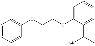 1-[2-(2-phenoxyethoxy)phenyl]ethan-1-amine 구조식 이미지