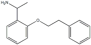 1-[2-(2-phenylethoxy)phenyl]ethanamine Structure