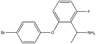 1-[2-(4-bromophenoxy)-6-fluorophenyl]ethan-1-amine Structure