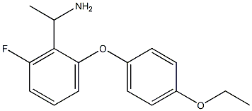 1-[2-(4-ethoxyphenoxy)-6-fluorophenyl]ethan-1-amine Structure