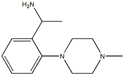 1-[2-(4-methylpiperazin-1-yl)phenyl]ethan-1-amine Structure