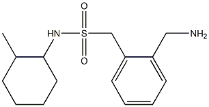 1-[2-(aminomethyl)phenyl]-N-(2-methylcyclohexyl)methanesulfonamide 구조식 이미지