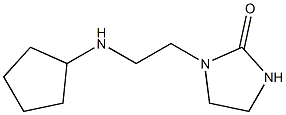 1-[2-(cyclopentylamino)ethyl]imidazolidin-2-one Structure