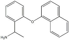 1-[2-(naphthalen-1-yloxy)phenyl]ethan-1-amine 구조식 이미지