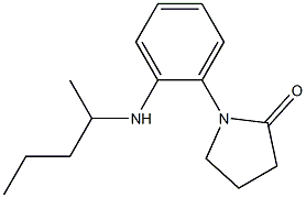 1-[2-(pentan-2-ylamino)phenyl]pyrrolidin-2-one 구조식 이미지