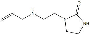 1-[2-(prop-2-en-1-ylamino)ethyl]imidazolidin-2-one Structure