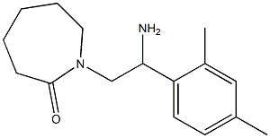 1-[2-amino-2-(2,4-dimethylphenyl)ethyl]azepan-2-one Structure