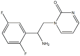 1-[2-amino-2-(2,5-difluorophenyl)ethyl]pyrimidin-2(1H)-one Structure