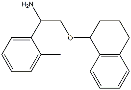 1-[2-amino-2-(2-methylphenyl)ethoxy]-1,2,3,4-tetrahydronaphthalene Structure