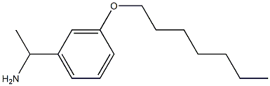 1-[3-(heptyloxy)phenyl]ethan-1-amine 구조식 이미지