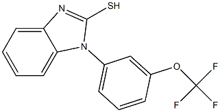 1-[3-(trifluoromethoxy)phenyl]-1H-1,3-benzodiazole-2-thiol Structure