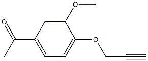 1-[3-methoxy-4-(prop-2-ynyloxy)phenyl]ethanone 구조식 이미지