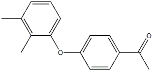 1-[4-(2,3-dimethylphenoxy)phenyl]ethan-1-one Structure