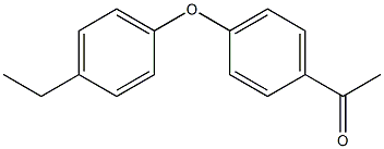 1-[4-(4-ethylphenoxy)phenyl]ethan-1-one 구조식 이미지