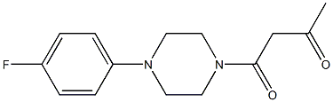 1-[4-(4-fluorophenyl)piperazin-1-yl]butane-1,3-dione 구조식 이미지