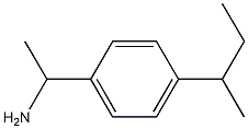 1-[4-(butan-2-yl)phenyl]ethan-1-amine Structure