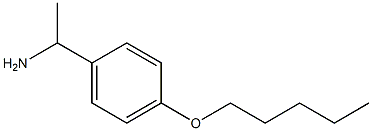 1-[4-(pentyloxy)phenyl]ethan-1-amine Structure