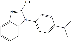 1-[4-(propan-2-yl)phenyl]-1H-1,3-benzodiazole-2-thiol Structure