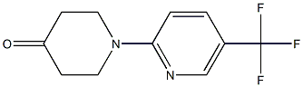 1-[5-(trifluoromethyl)pyridin-2-yl]piperidin-4-one 구조식 이미지