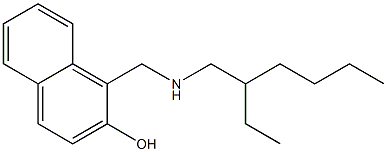 1-{[(2-ethylhexyl)amino]methyl}naphthalen-2-ol Structure