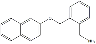 1-{2-[(2-naphthyloxy)methyl]phenyl}methanamine 구조식 이미지