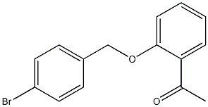 1-{2-[(4-bromobenzyl)oxy]phenyl}ethanone Structure