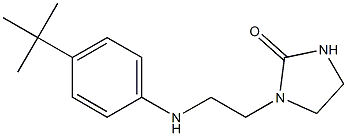 1-{2-[(4-tert-butylphenyl)amino]ethyl}imidazolidin-2-one 구조식 이미지