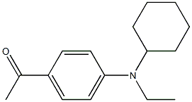 1-{4-[cyclohexyl(ethyl)amino]phenyl}ethan-1-one 구조식 이미지