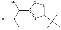 1-amino-1-(3-tert-butyl-1,2,4-oxadiazol-5-yl)propan-2-ol 구조식 이미지