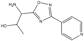 1-amino-1-[3-(pyridin-4-yl)-1,2,4-oxadiazol-5-yl]propan-2-ol 구조식 이미지