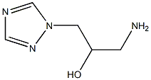 1-amino-3-(1H-1,2,4-triazol-1-yl)propan-2-ol 구조식 이미지