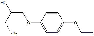 1-amino-3-(4-ethoxyphenoxy)propan-2-ol 구조식 이미지