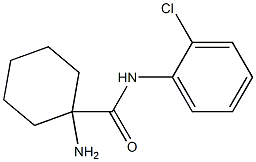 1-amino-N-(2-chlorophenyl)cyclohexanecarboxamide Structure