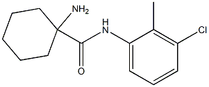 1-amino-N-(3-chloro-2-methylphenyl)cyclohexanecarboxamide 구조식 이미지