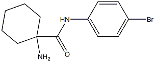 1-amino-N-(4-bromophenyl)cyclohexanecarboxamide 구조식 이미지