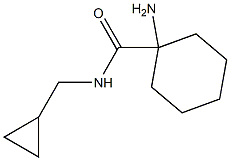 1-amino-N-(cyclopropylmethyl)cyclohexanecarboxamide 구조식 이미지