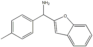 1-benzofuran-2-yl(4-methylphenyl)methanamine 구조식 이미지