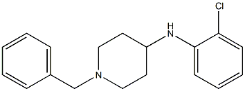 1-benzyl-N-(2-chlorophenyl)piperidin-4-amine Structure