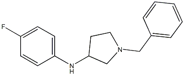 1-benzyl-N-(4-fluorophenyl)pyrrolidin-3-amine Structure